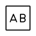 AB button (blood type)